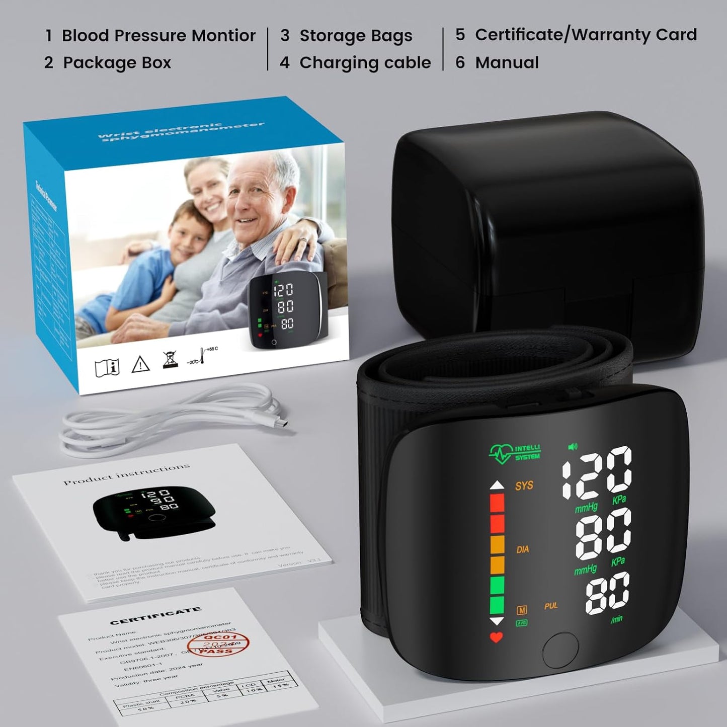 ThePulseTrack™ Smart Wrist Monitor